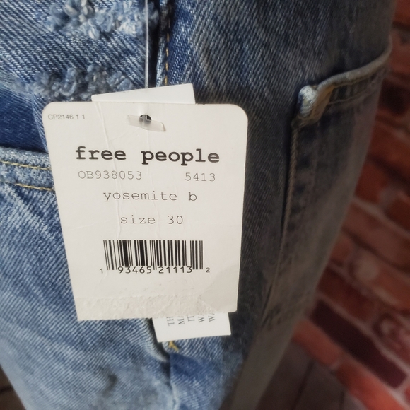 Free People Lita High Rise Straight Jeans Sz 30 - Picture 4 of 5